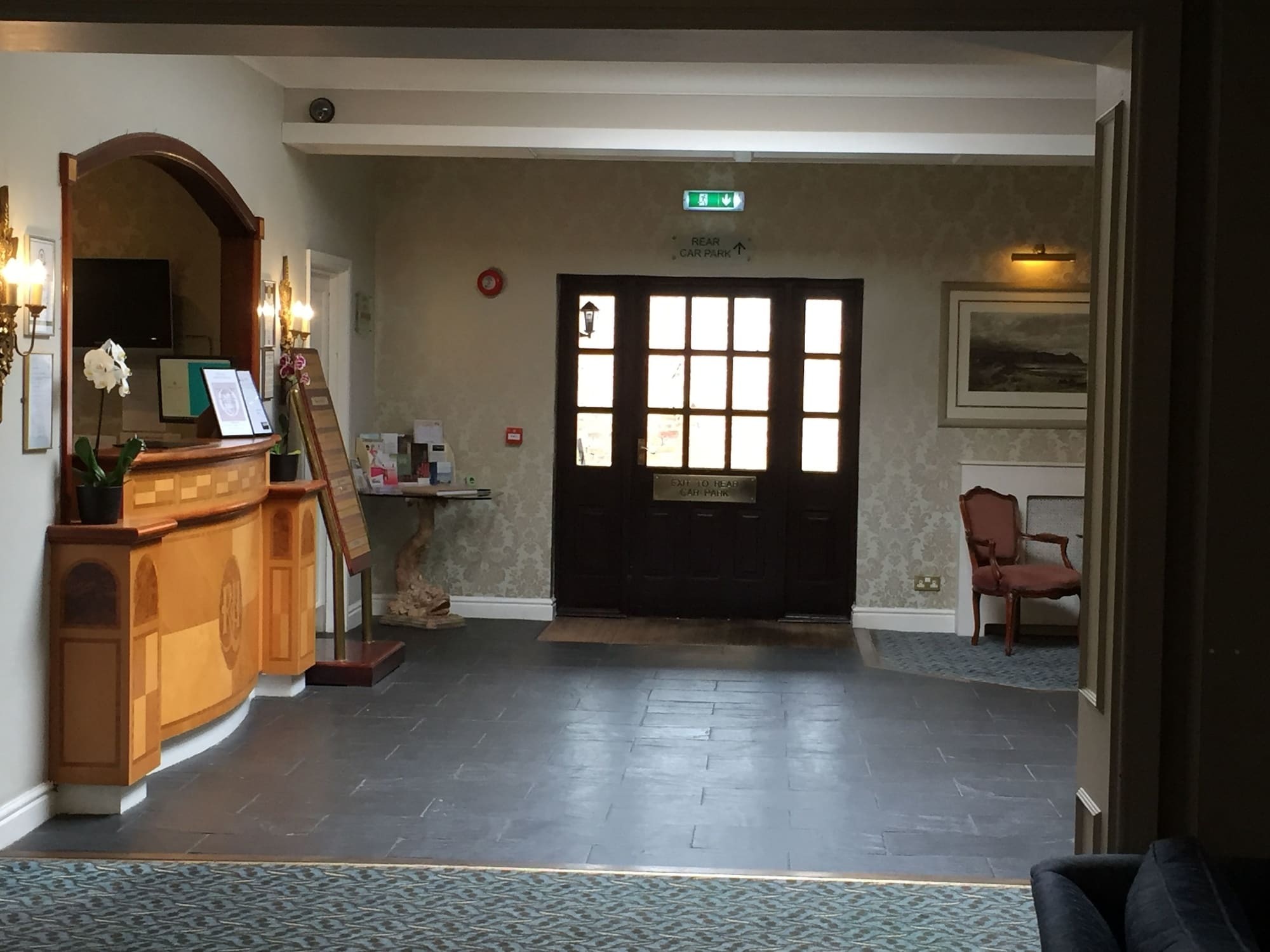 Rossett Hall Hotel Wrexham Exteriör bild
